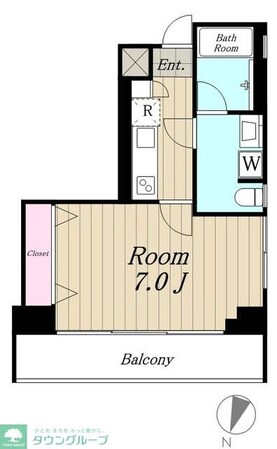 アイルカナーレ多摩川の物件間取画像